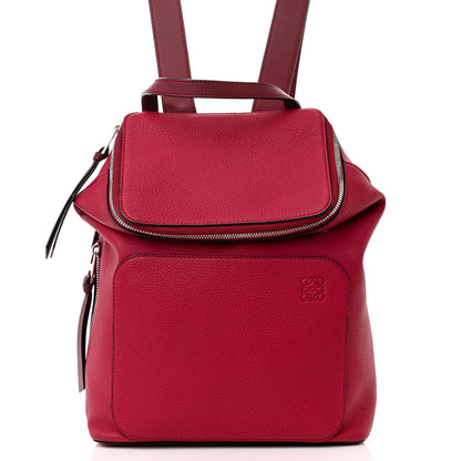 Loewe Calfskin Small Goya Backpack Raspberry 7 of 11