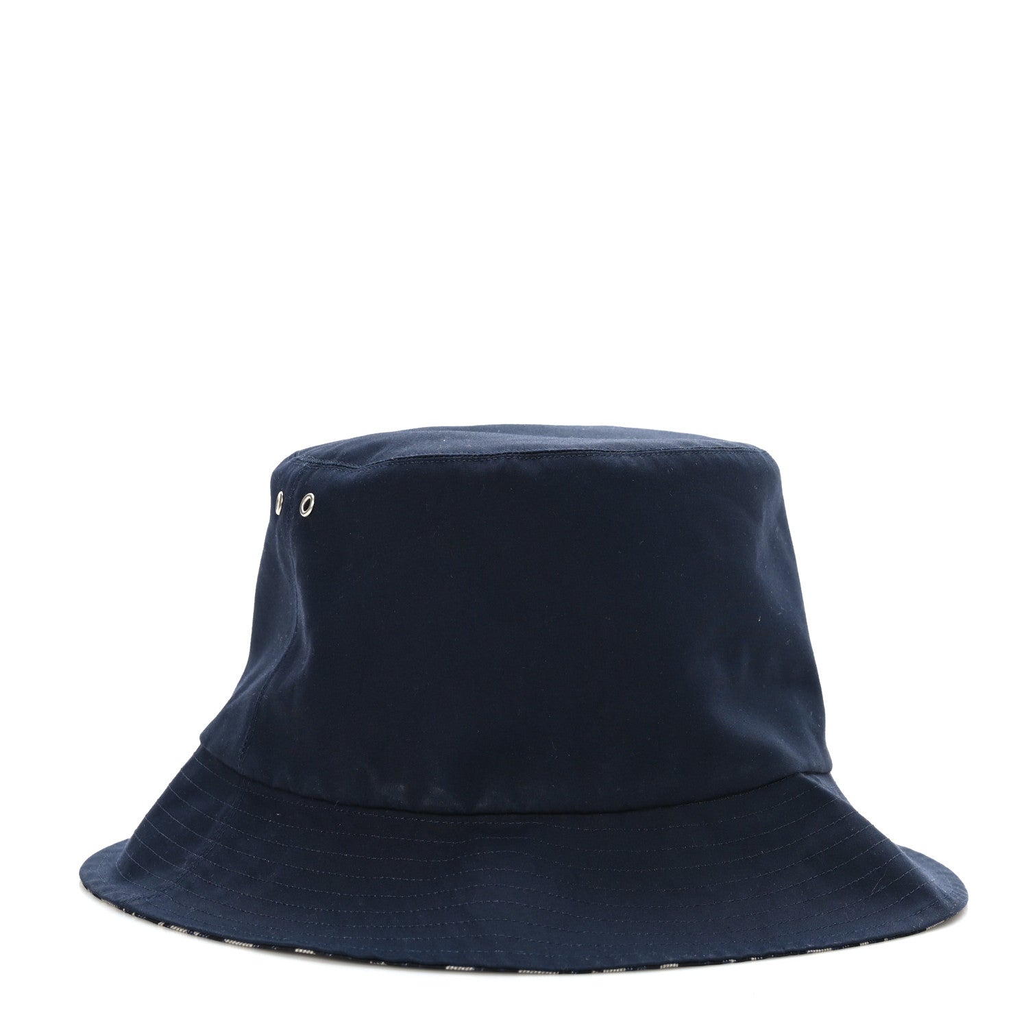 Christian Dior Oblique Reversible Teddy-D Brim Bucket Hat 59 Blue 9 of 10