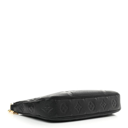 Louis Vuitton Empreinte Monogram Giant Multi Pochette Accessories Large Pochette Black 4 of 9