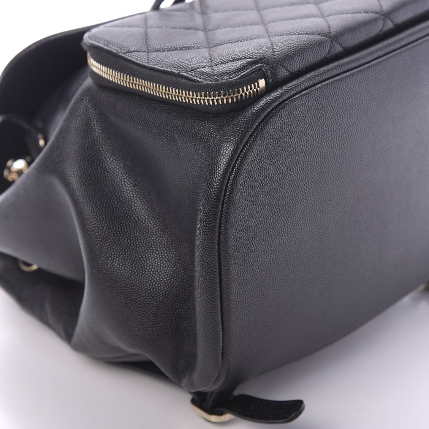 Caviar Quilted Business Affinity Backpack Black