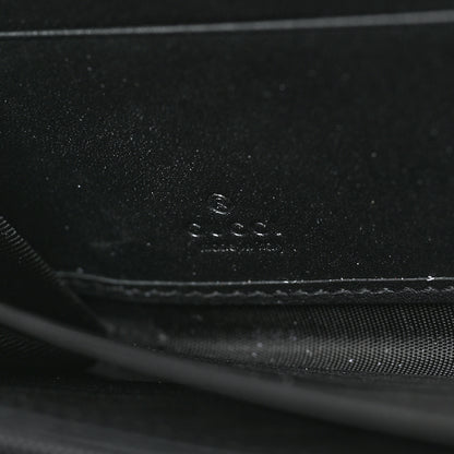 Gucci Calfskin Square G Space Zip Around Wallet Black 6 of 10