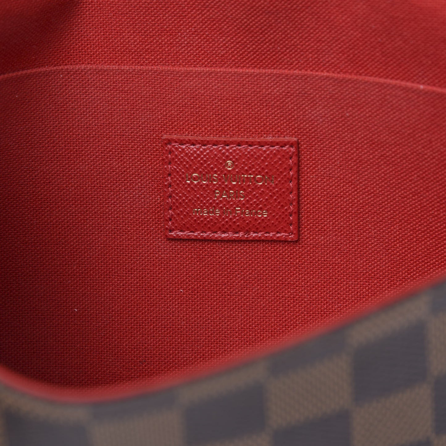 Damier Ebene Pochette Felicie Chain Wallet