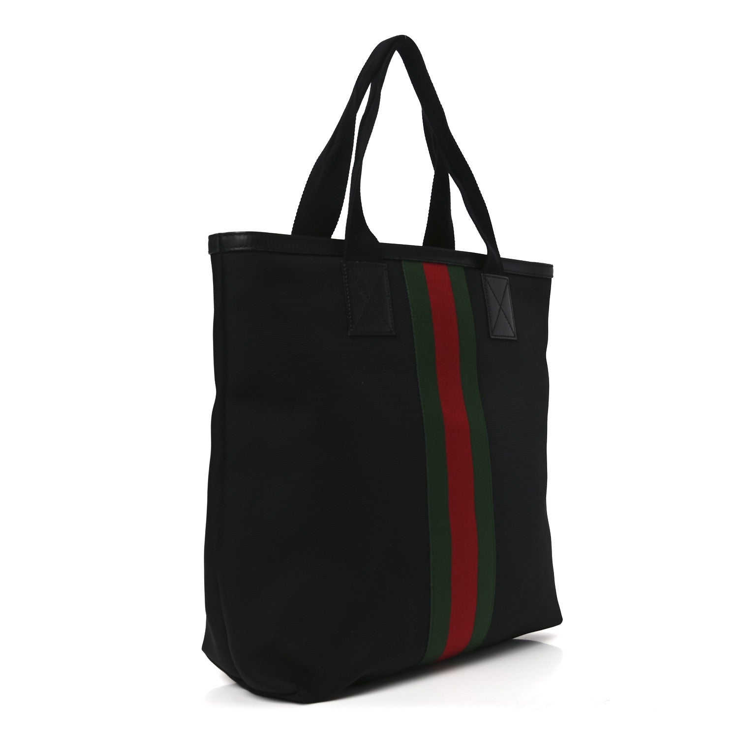 Gucci Techno Canvas Web Vertical Tote Black 3 of 10
