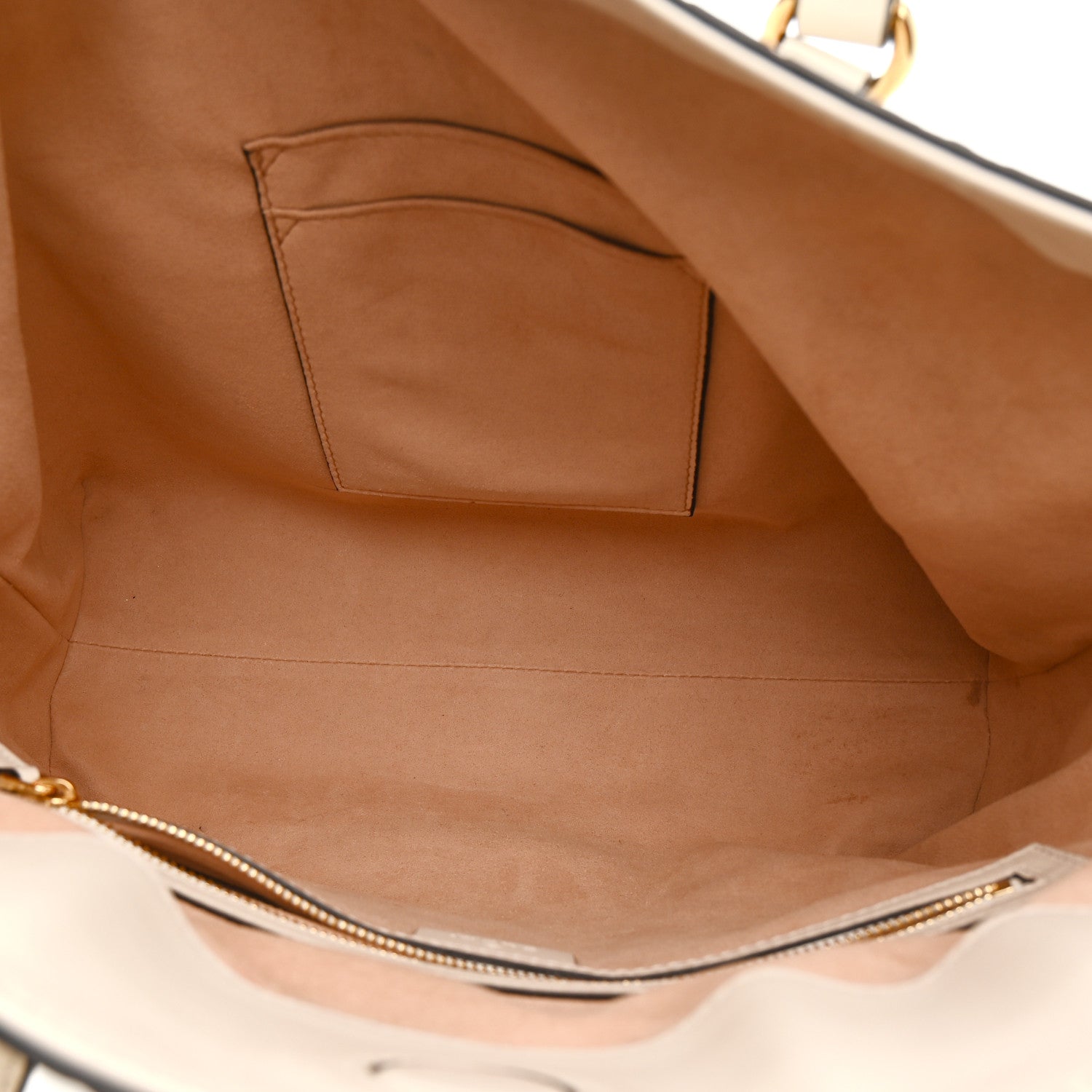 Gucci Guccissima Linea A Foldover Tote Off White 5 of 18