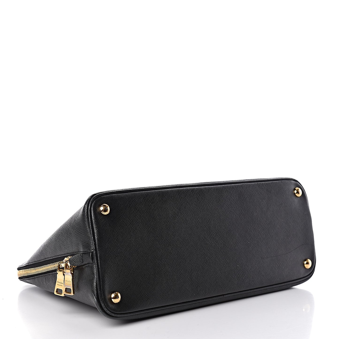 Saffiano Lux Large Promenade Tote Black