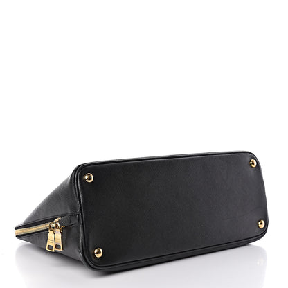 Prada Saffiano Lux Large Promenade Tote Black 4 of 17
