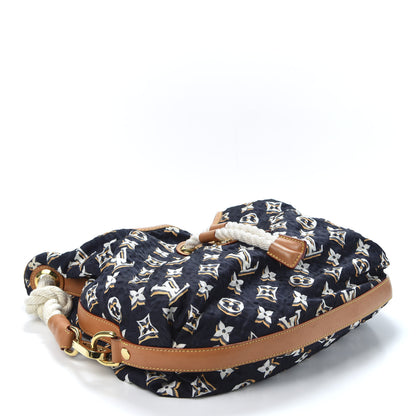 Louis Vuitton Canvas Monogram Cruise Bulles MM Navy 3 of 8