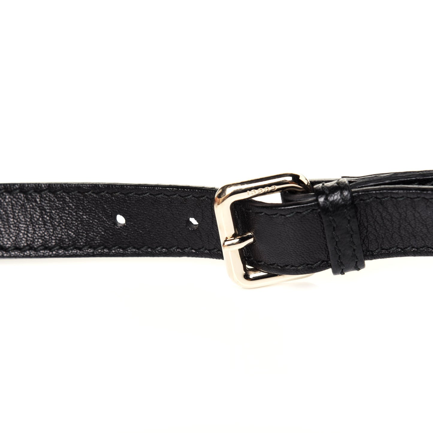 Guccissima Flat Messenger Bag Dark Brown