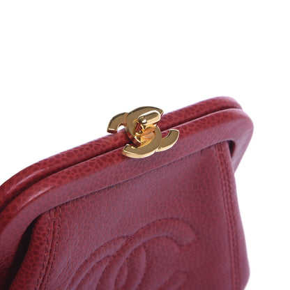 Chanel Caviar CC Coin Purse Red 7 of 8
