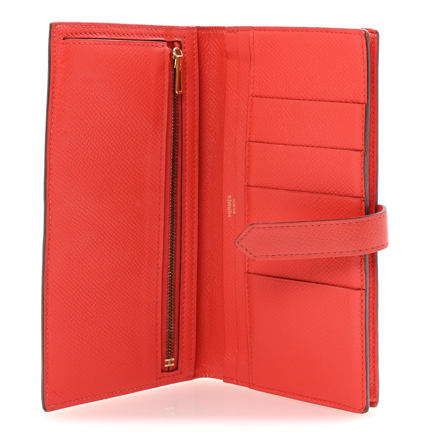 Hermes Epsom Tri-Fold Bearn Gusset Wallet Rose Jaipur 5 of 7