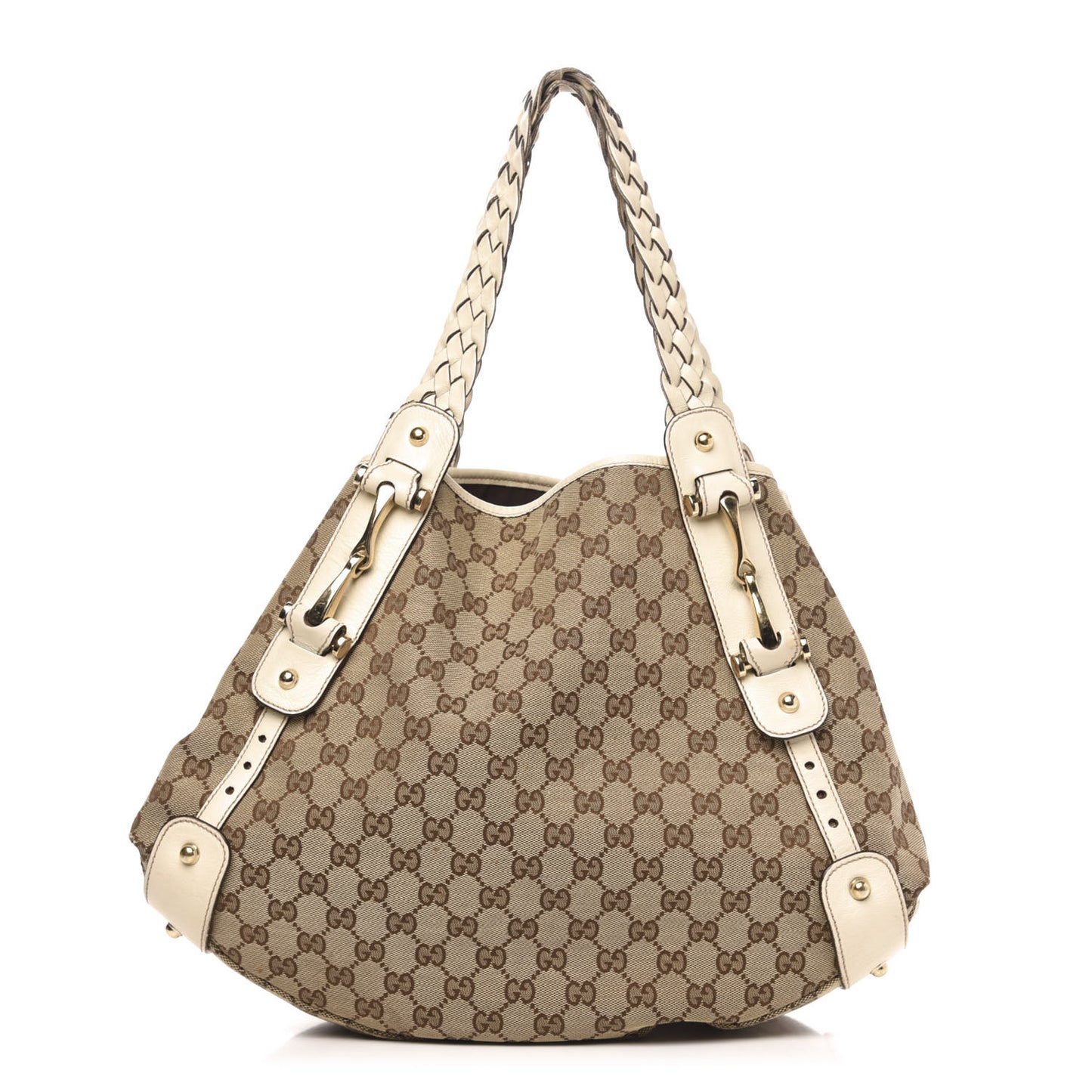 Monogram Medium Pelham Shoulder Bag Off White