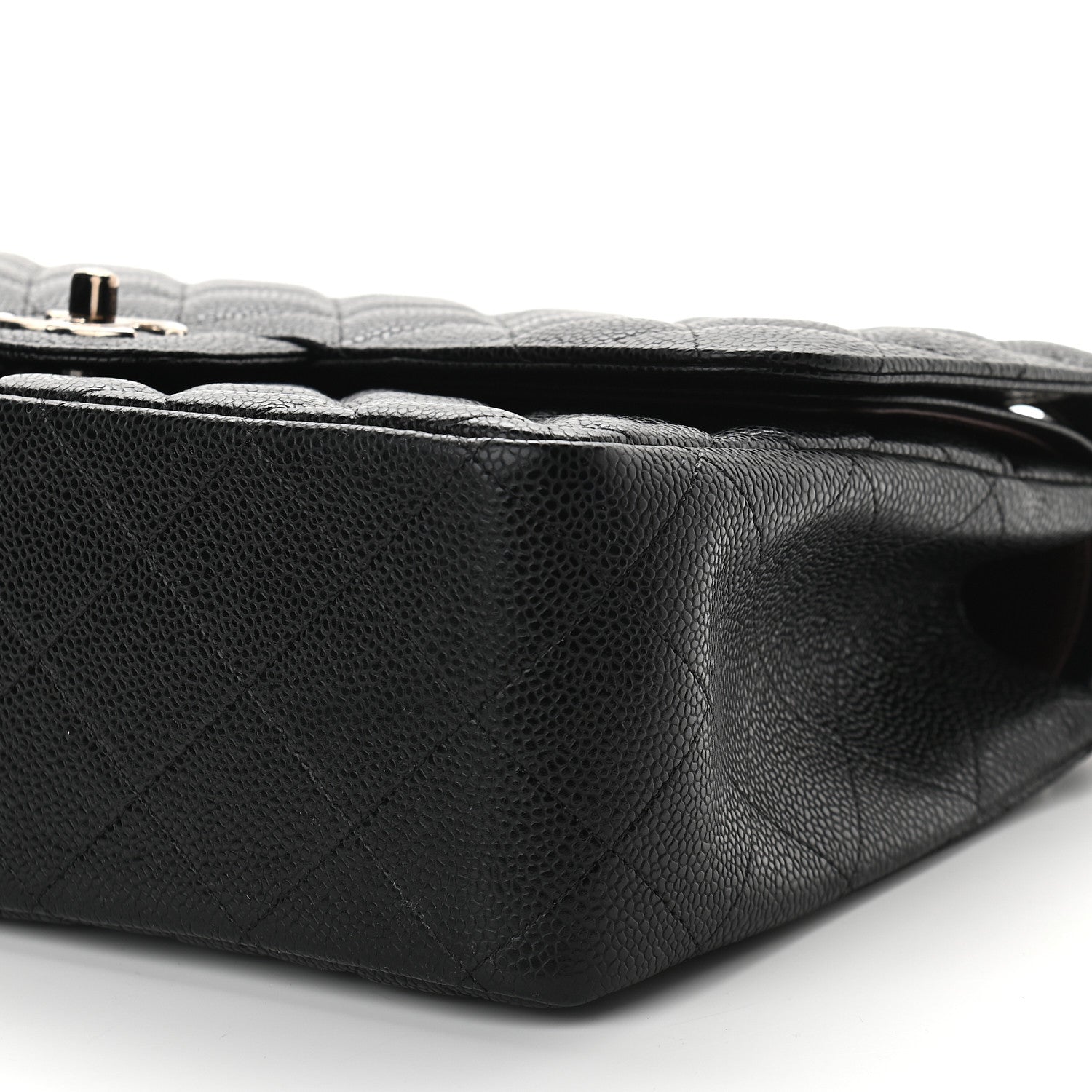 Chanel Caviar Quilted Jumbo Double Flap Black 9 of 9