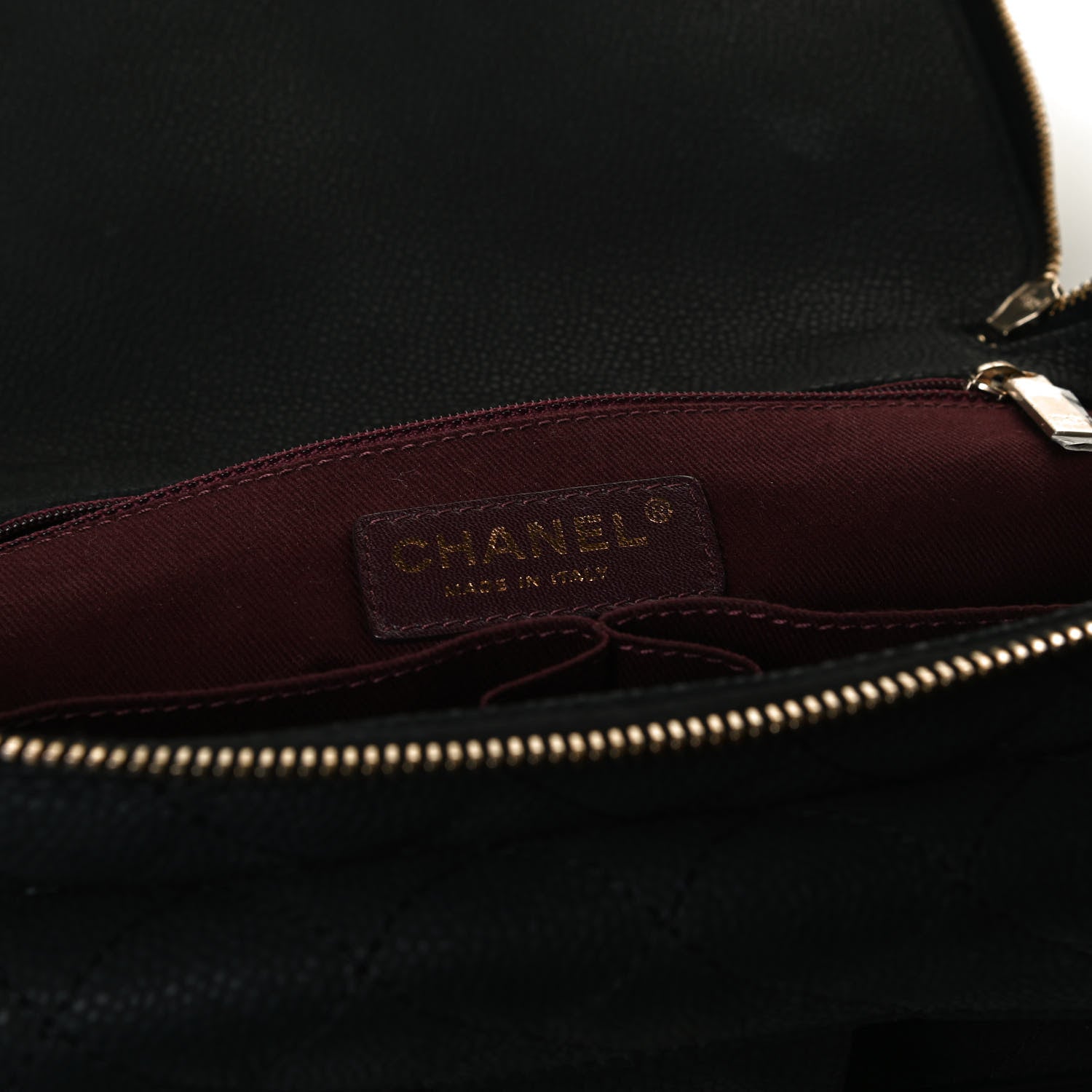 Chanel Iridescent Grained Calfskin Quilted Globe Trotter Vanity Case Black 6 of 16