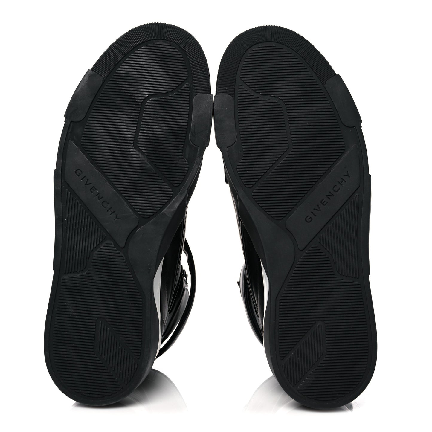 Calfskin Mens Tyson High Top Sneakers 42 Black