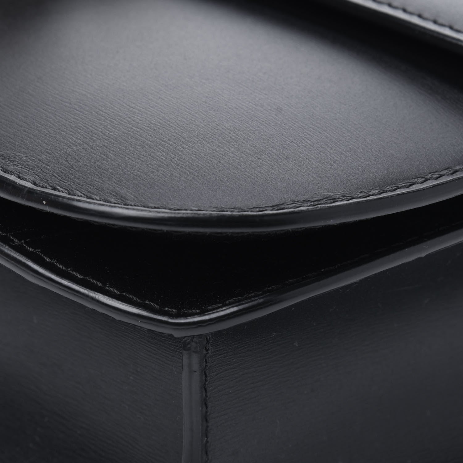 Celine Box Calfskin Medium Classic Box Flap Bag Black 13 of 16