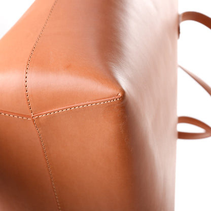 Mansur Gavriel Calfskin Large Shopping Tote Cammello 8 of 9