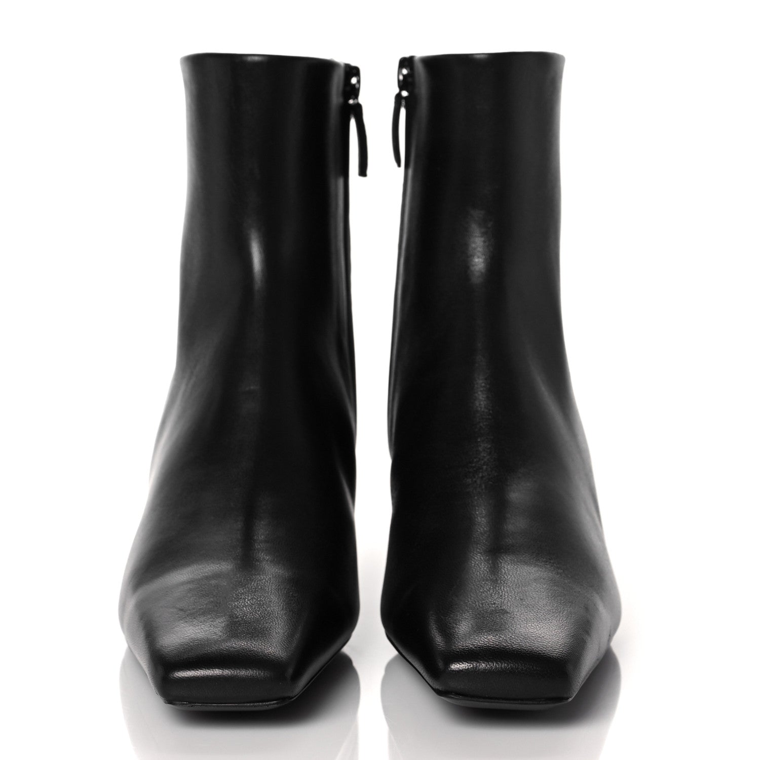 Balenciaga Sheepskin Typo Ankle Booties 35.5 Black 3 of 21