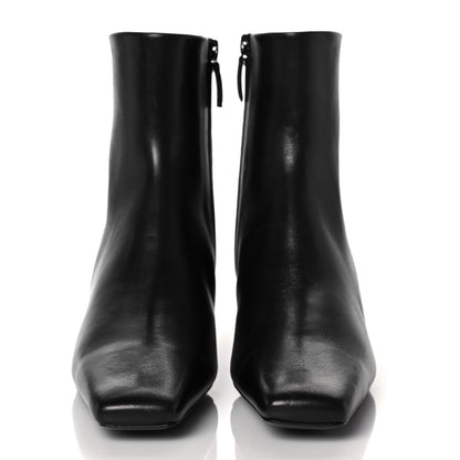 Balenciaga Sheepskin Typo Ankle Booties 35.5 Black 3 of 21