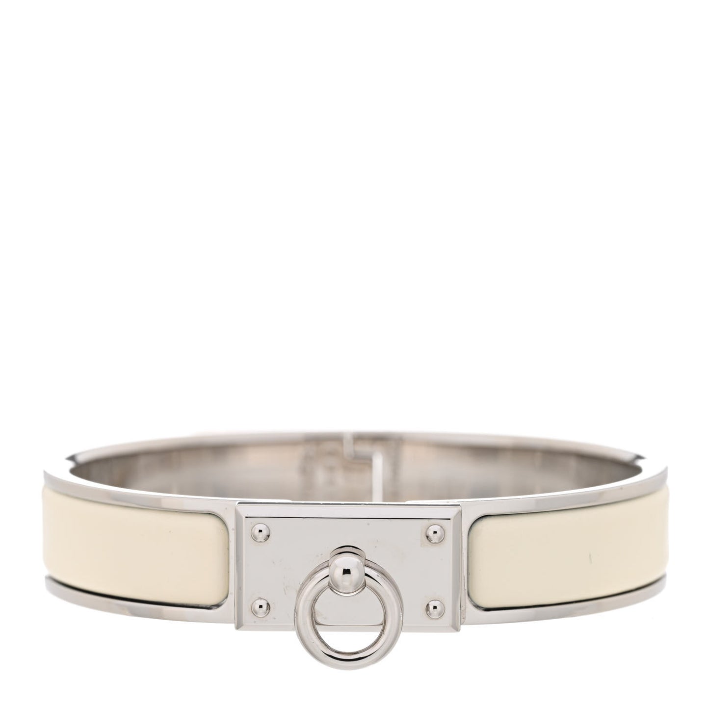 Enamel Clic Anneau Bracelet PM Craie