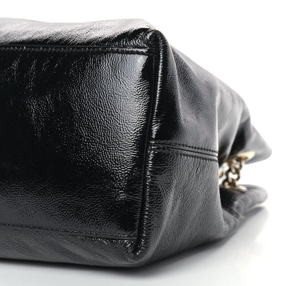 Gucci Patent Medium Soho Chain Shoulder Bag Black 9 of 13