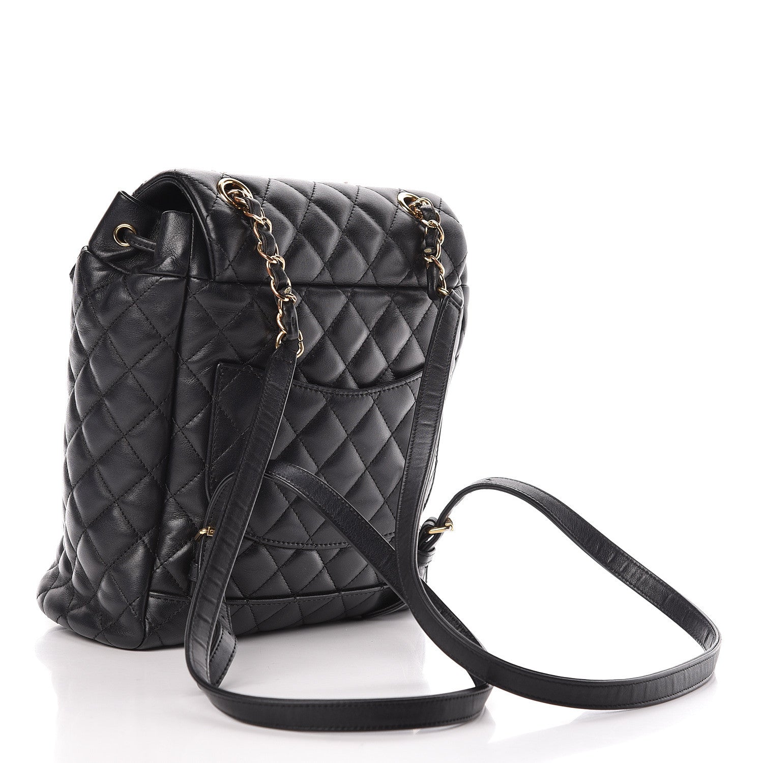 Chanel Lambskin Quilted Small Urban Spirit Backpack Black 3 of 12