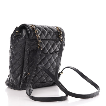Chanel Lambskin Quilted Small Urban Spirit Backpack Black 3 of 12