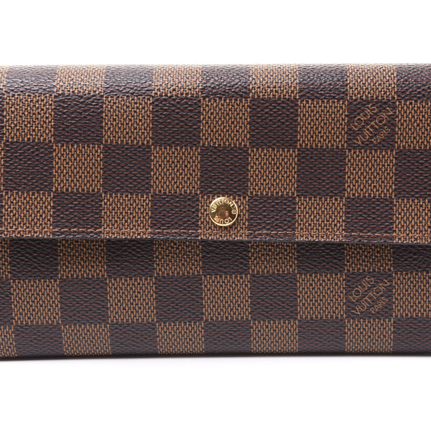 Louis Vuitton Damier Ebene Sarah Wallet 9 of 9