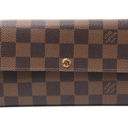 Louis Vuitton Damier Ebene Sarah Wallet 9 of 9
