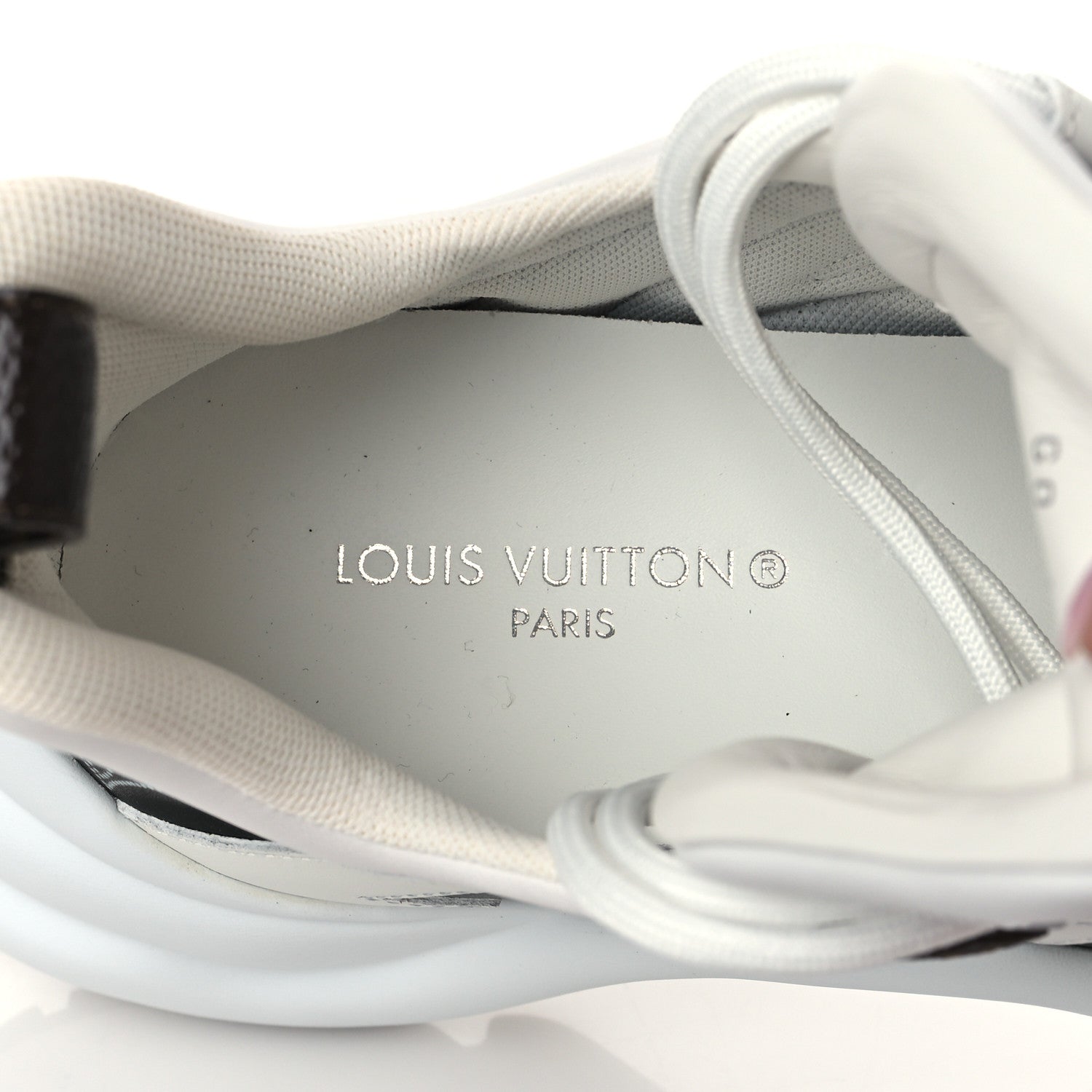 Louis Vuitton Calfskin LV Nylon Flight Mode Archlight Sneaker 38 Navy Blue 7 of 8