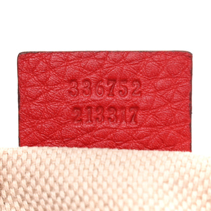 Gucci Pebbled Calfskin Medium Soho Flap Crossbody Red 6 of 9