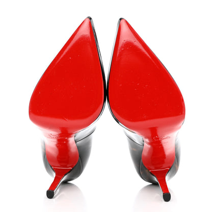 Christian Louboutin Patent Pigalle Plato 120 Pumps 39 Black Brown 5 of 10