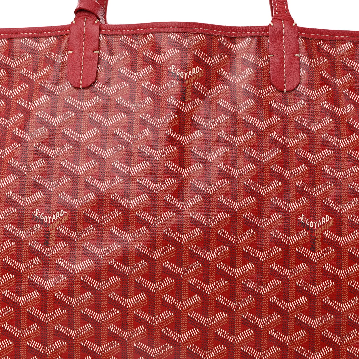 Goyard Goyardine Reversible Anjou PM Red 10 of 24