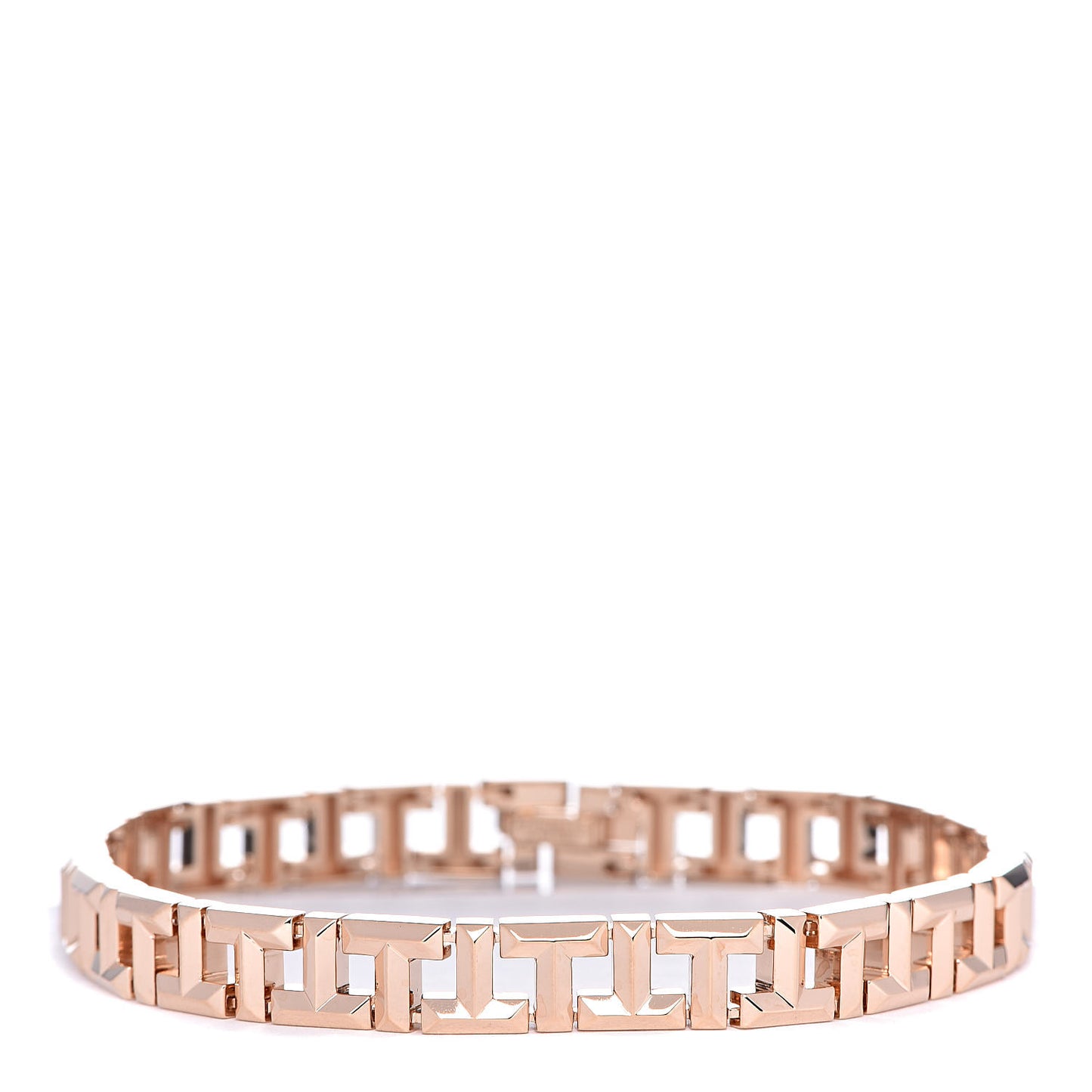 18K Rose Gold Narrow T True Bracelet