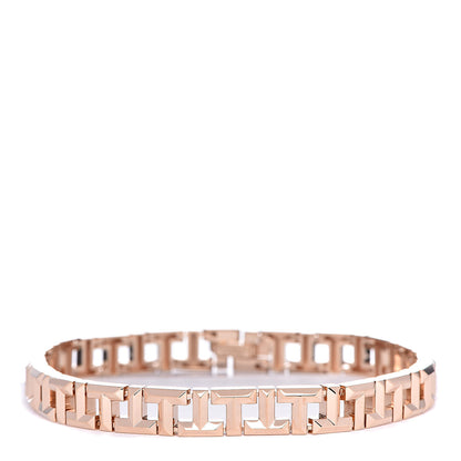 Tiffany 18K Rose Gold Narrow T True Bracelet 1 of 5