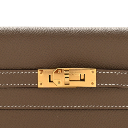 Hermes Epsom Kelly Longue Wallet Etoupe 5 of 15