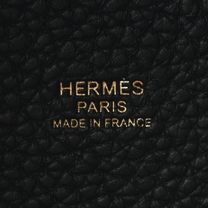Hermes Taurillon Clemence Picotin Lock 22 MM Black 6 of 9