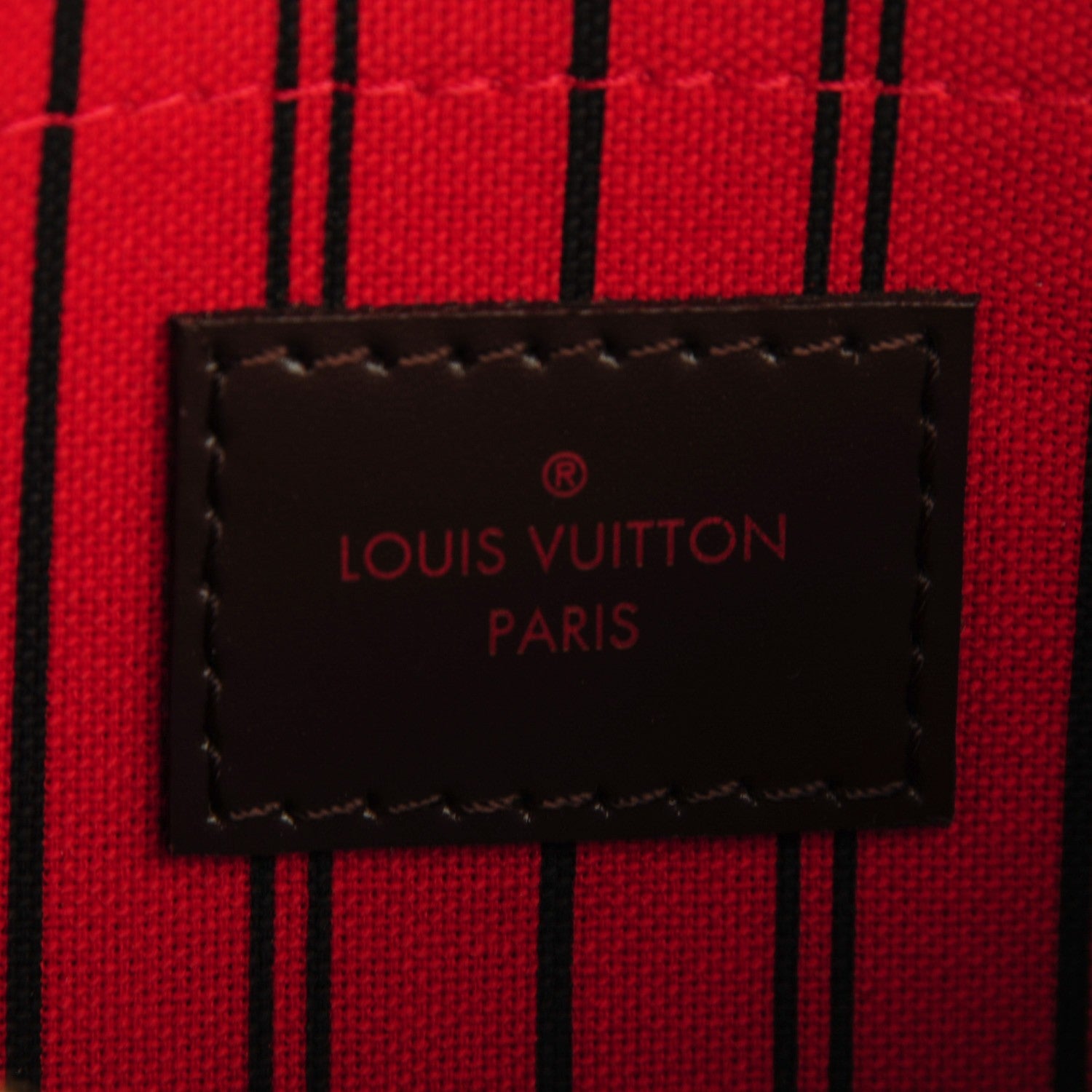Louis Vuitton Damier Ebene Neverfull MM GM Pochette 6 of 7