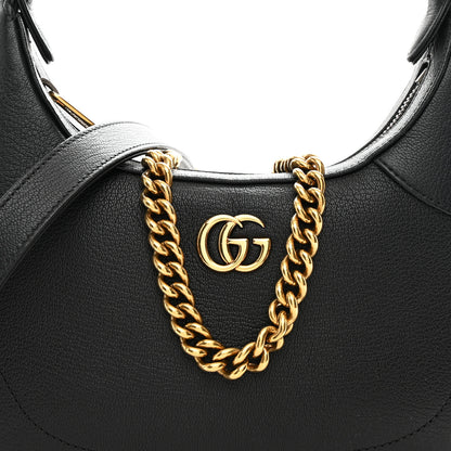 Gucci Goatskin Small Aphrodite Shoulder Bag Black 8 of 12