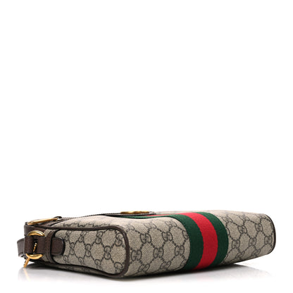Gucci GG Supreme Monogram Web Small Ophidia Messenger Bag Brown 3 of 9