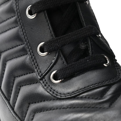 Gucci Nappa Frances GG Matelasse Platform Combat Boots 40 Black 13 of 13