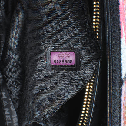 Chanel Needlepoint Precious Symbols Shoulder Bag Black 9 of 10