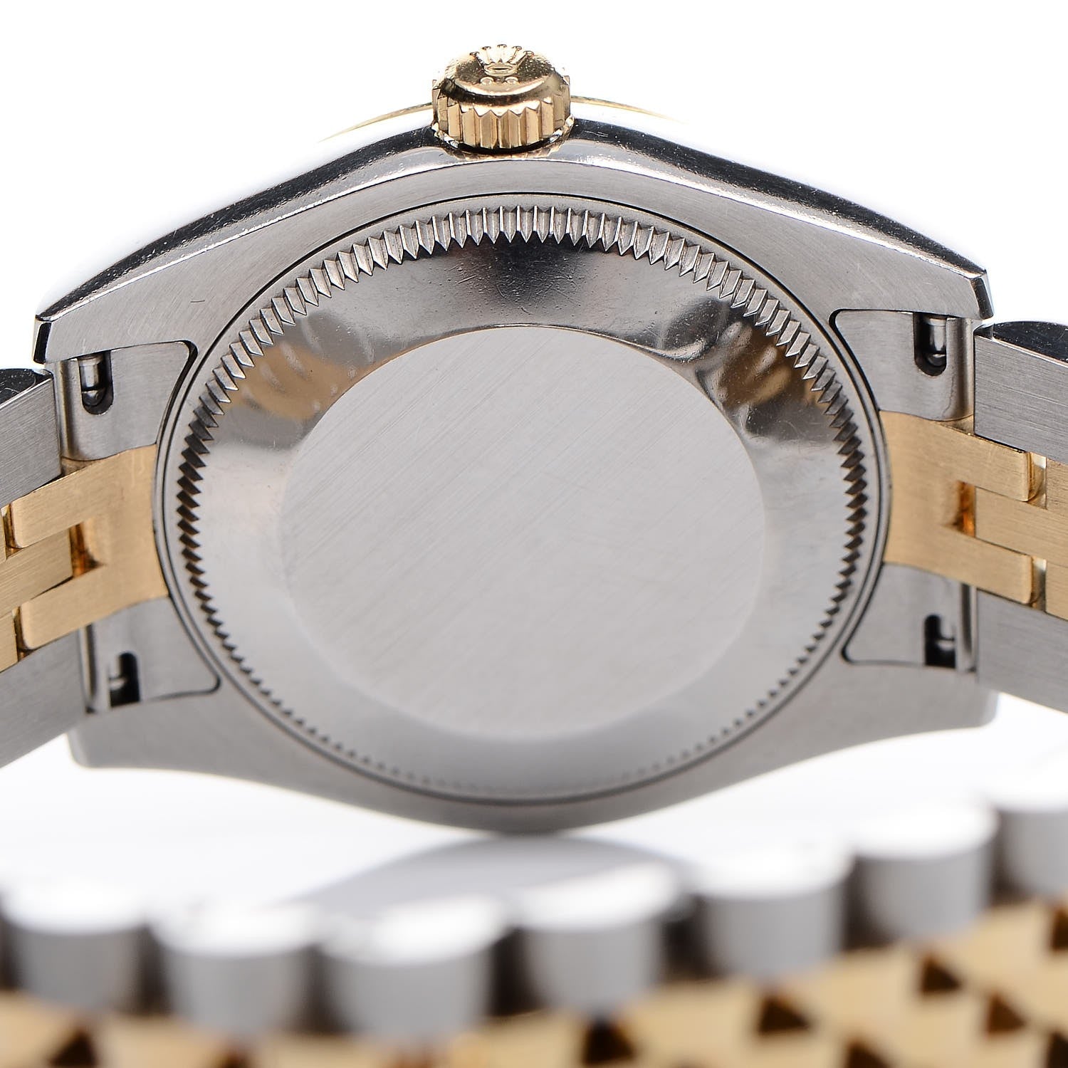 Rolex Stainless Steel 18K Yellow Gold Diamond 31mm Oyster Perpetual Datejust Watch Champagne 178273 5 of 10