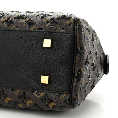 Louis Vuitton Monogram Sequins Eclipse Speedy 28 Black 9 of 9