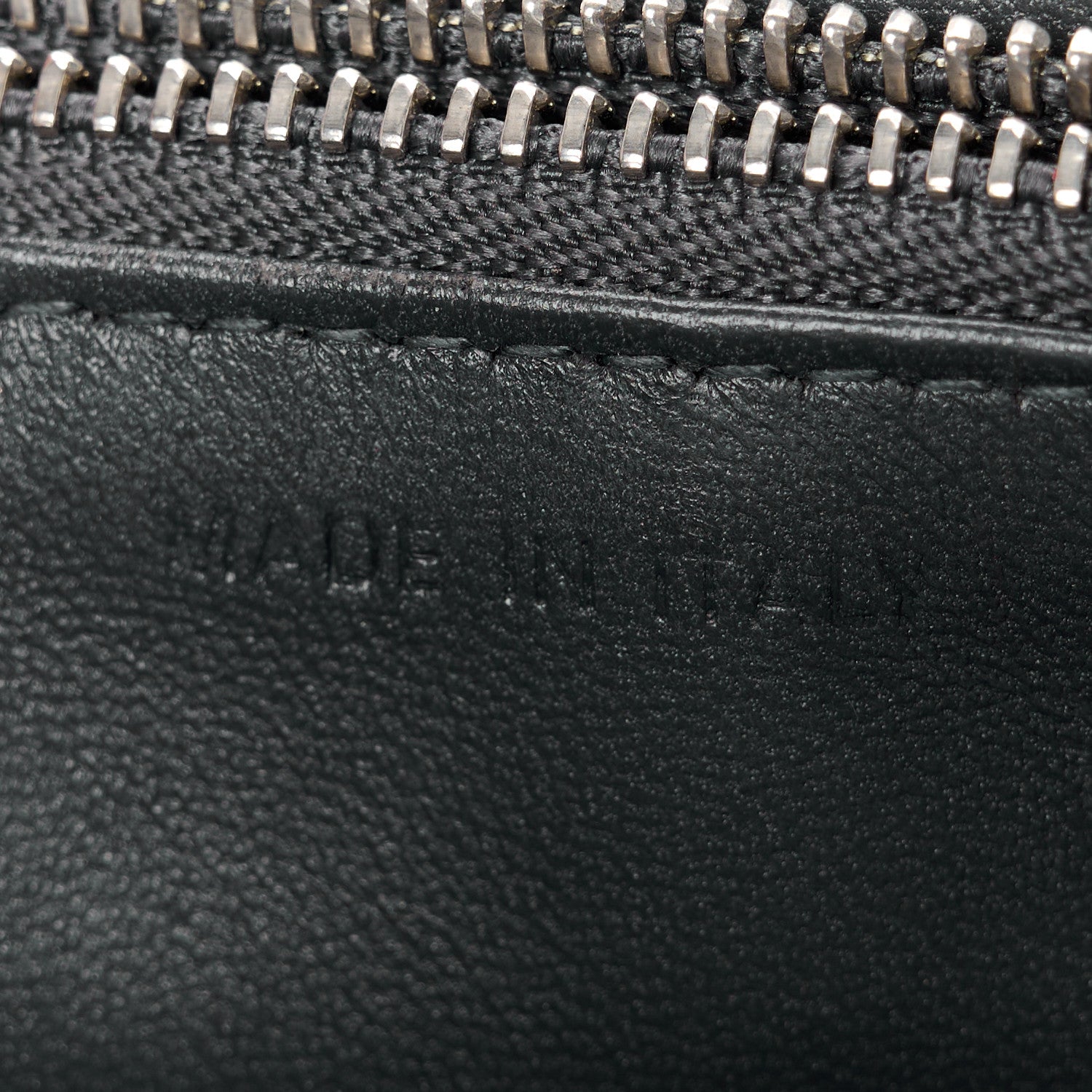 Christian Dior Metallic Patent Micro-Cannage Diorama Wallet on Chain Pouch Silver 7 of 11