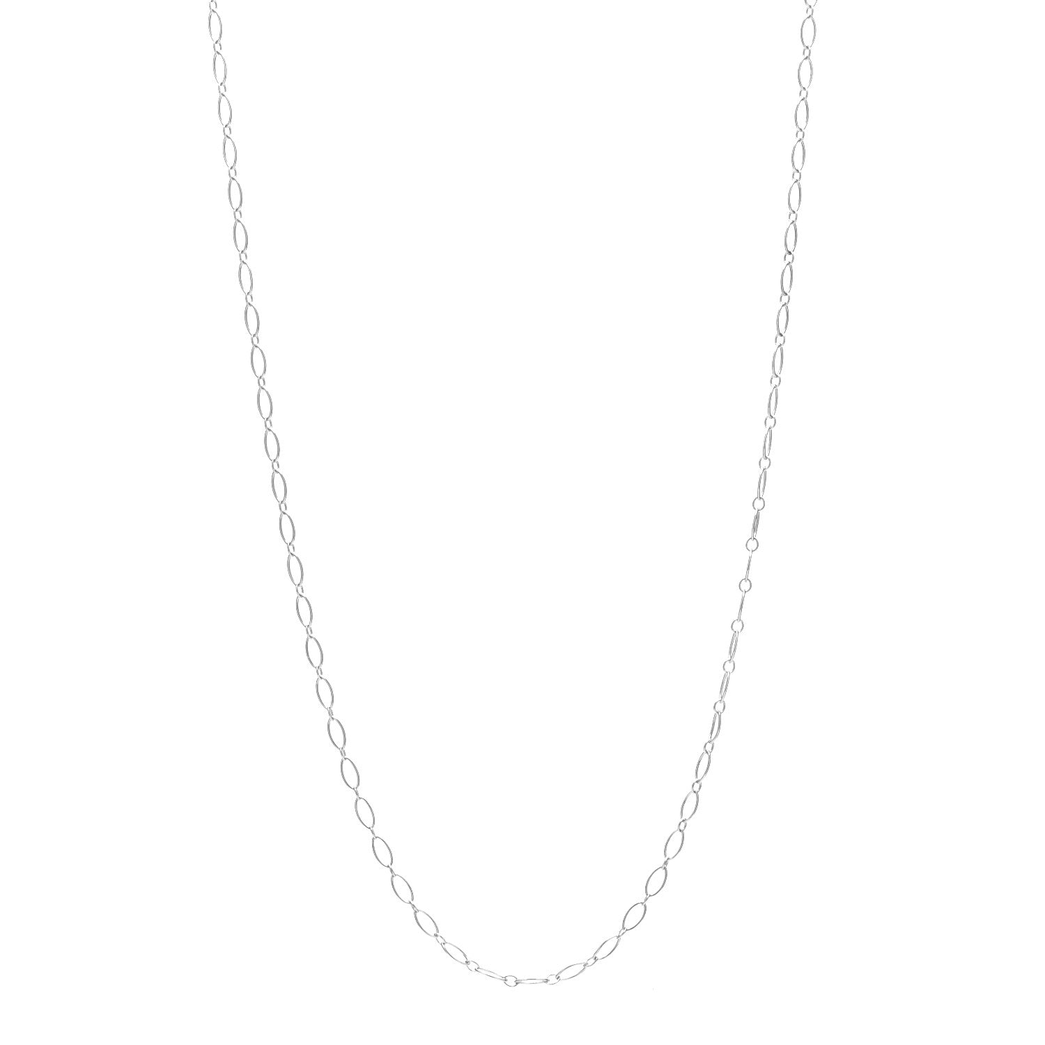 Tiffany Sterling Silver Oval Link Chain Necklace 20" 1 of 3