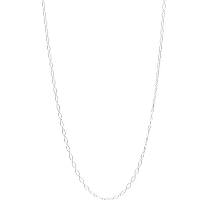 Tiffany Sterling Silver Oval Link Chain Necklace 20" 1 of 3