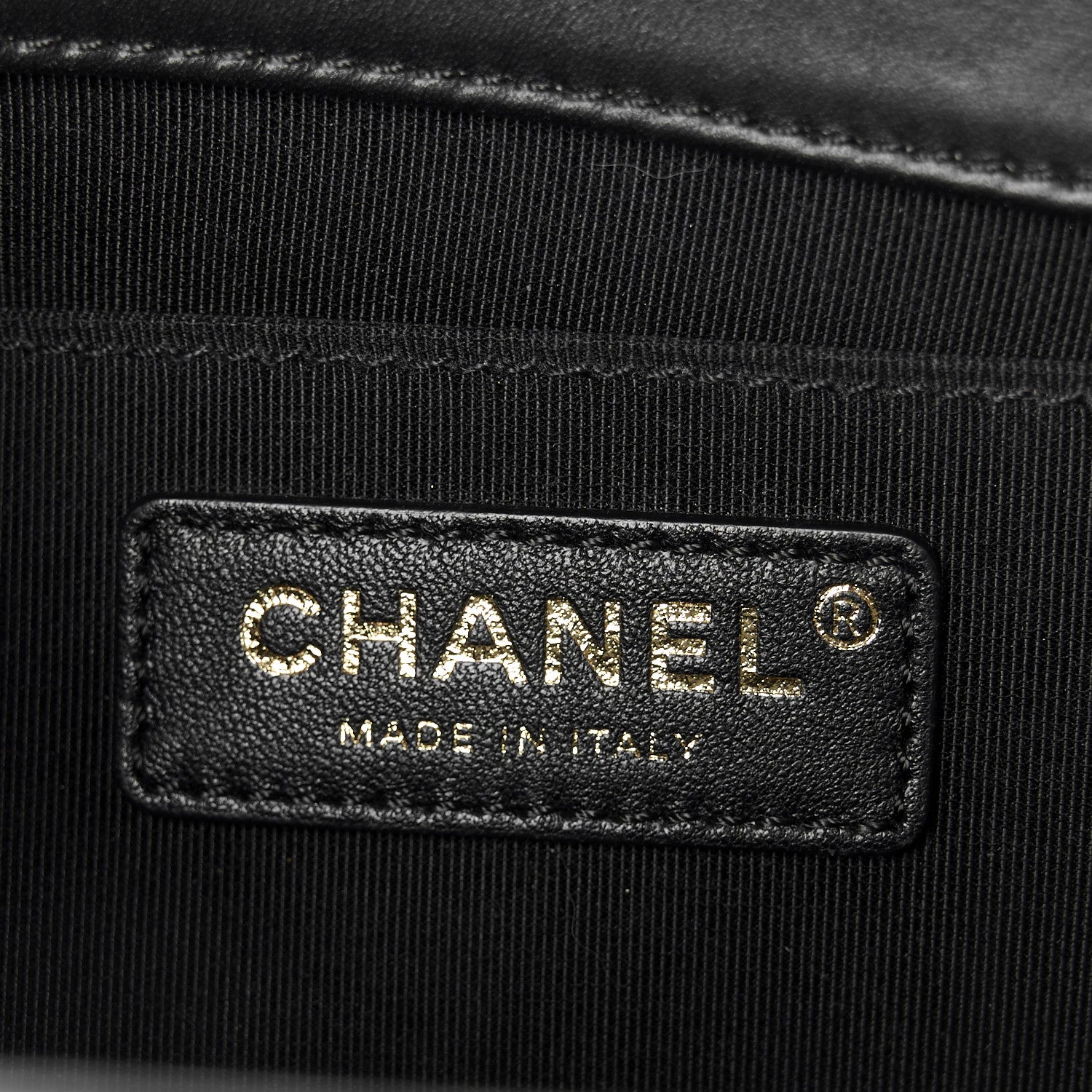 Chanel Lambskin Quilted Medium Boy Flap Black 6 of 10