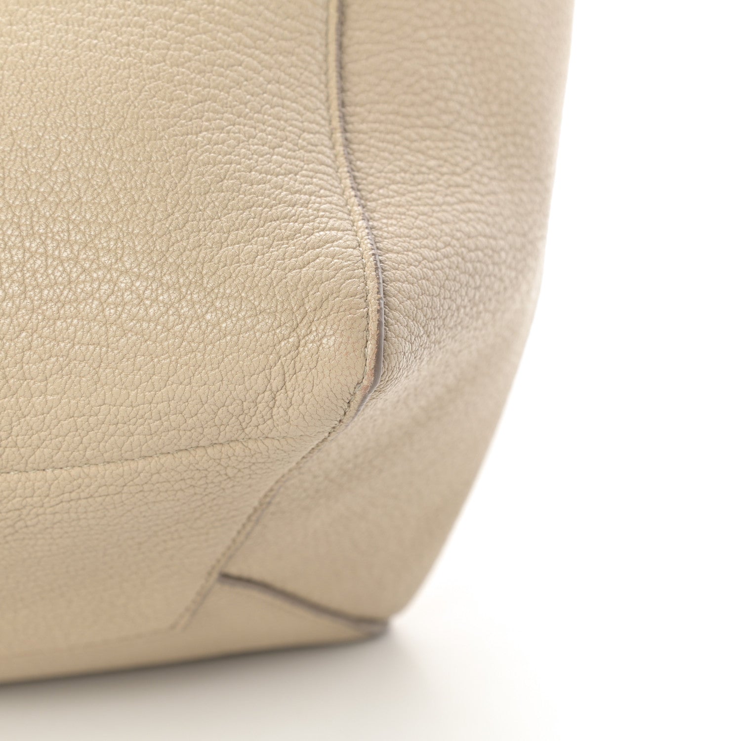 Celine Soft Grained Calfskin Sangle Bucket Bag Dune 12 of 13
