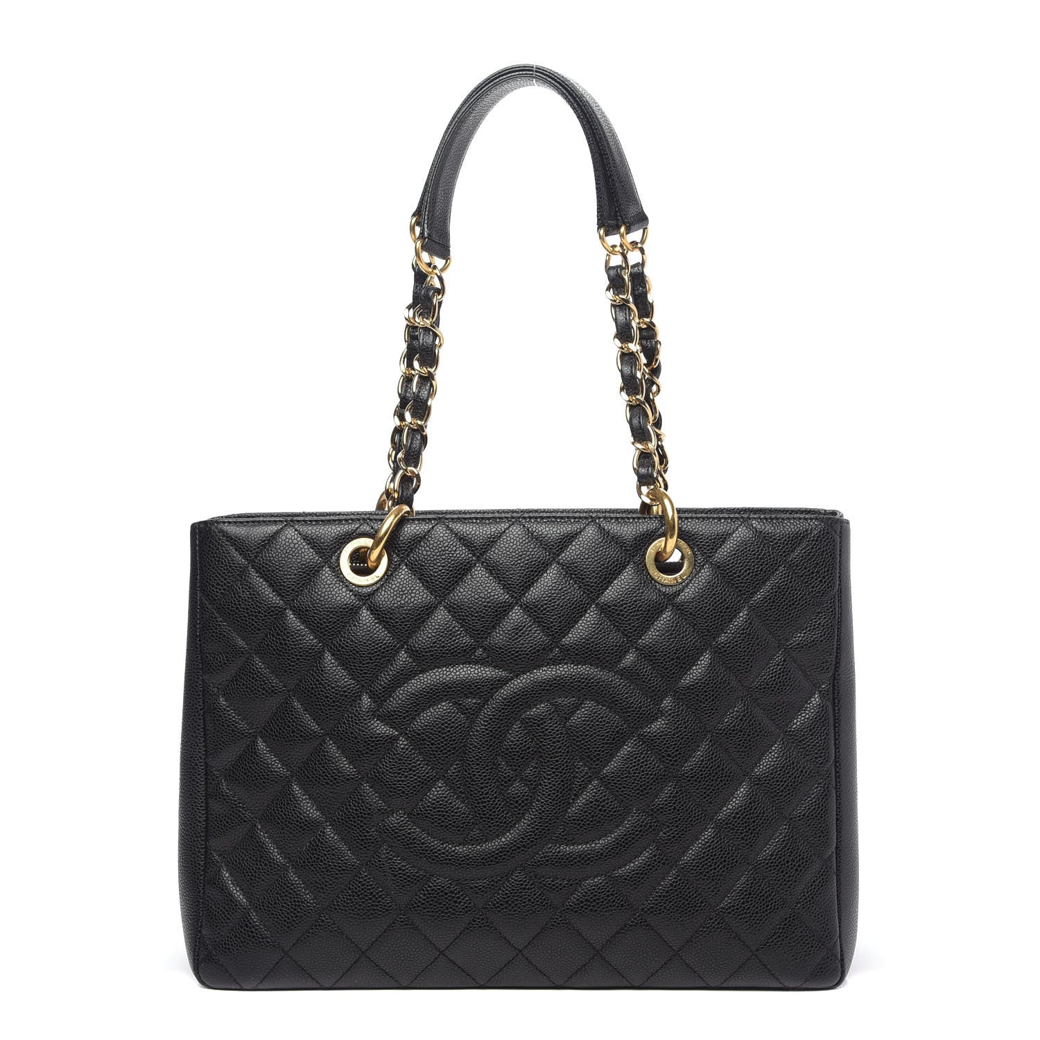Chanel Caviar Quilted Grand Shopping Tote GST Black 1 of 13