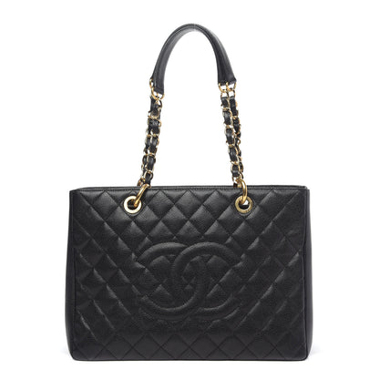 Chanel Caviar Quilted Grand Shopping Tote GST Black 1 of 13